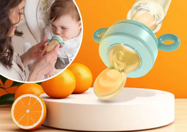 Մրգային ծծակ գդալով