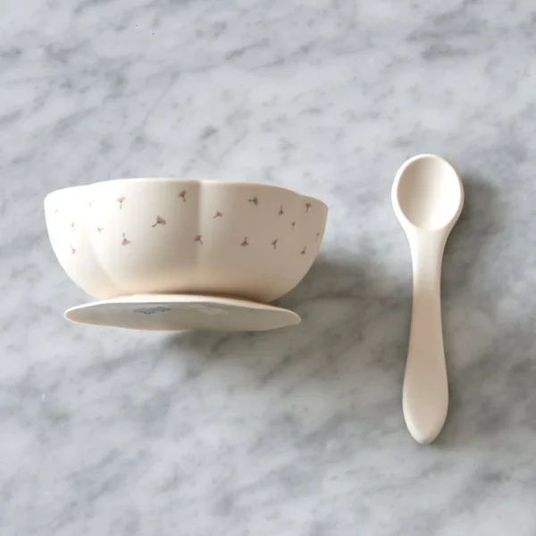 Սիլիկոնե ճաշի հավաքածու կակաչներով