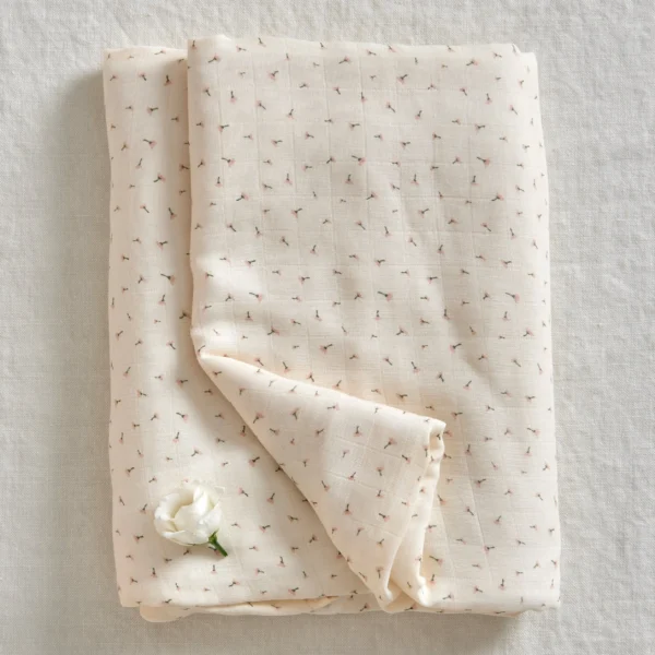 Մուսլինե վերմակ կակաչներով