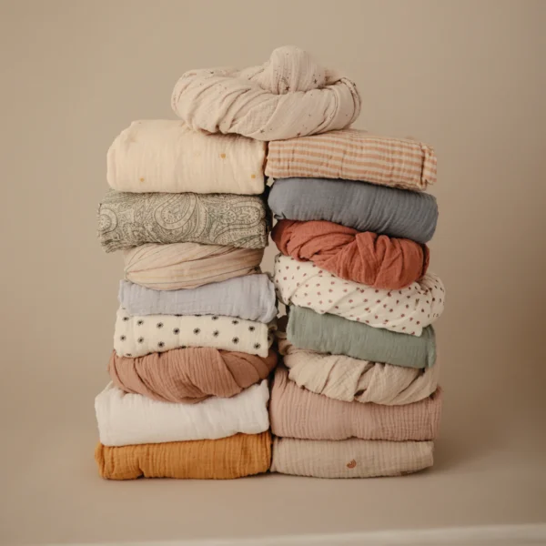 Շատ փափուկ մուսլինե մահճակալի սավան