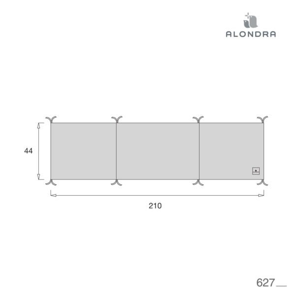 Վարդագույն պաշտպանիչ բորտիկ մանկական մահճակալի համար (երկկողմանի)