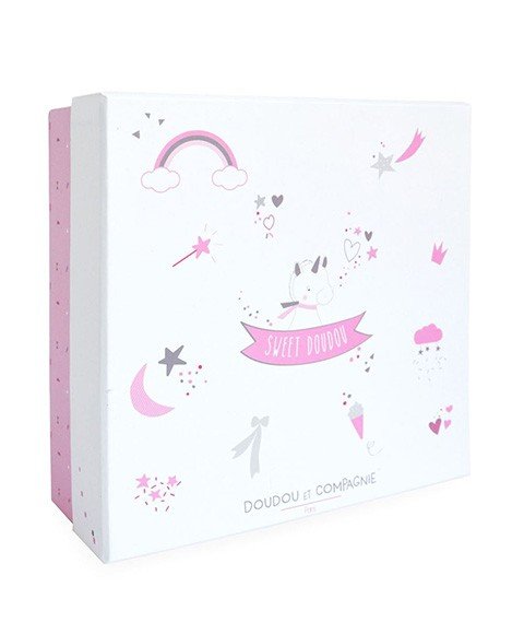 Փափուկ հարթ տիկնիկ՝ սպիտակ Licorne։