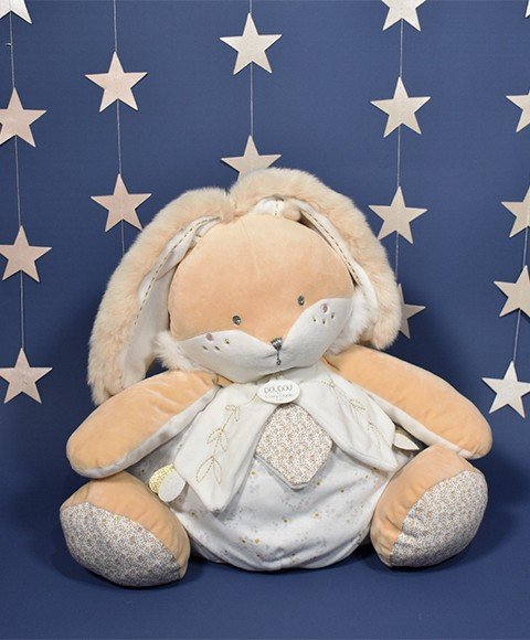 Փափուկ նապաստակ՝ պիժամայի պահոց «Lapin de sucre» — սպիտակ։