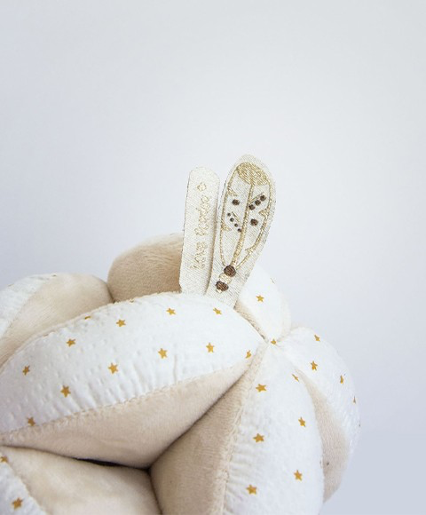 Բեժ գույնի զարգացնող բռնվող խաղային գունդ