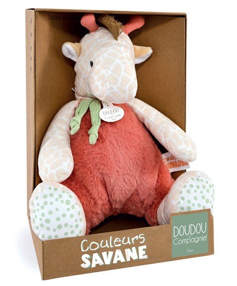 Փափուկ ժիրաֆ՝ բեժ և նարնջագույն։