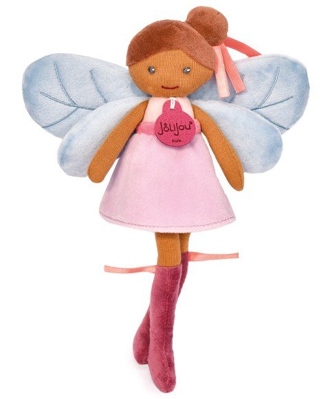 jj3031-1-6544cd3b6bb84736837902 Փափուկ տիկնիկ՝ անտառի ֆեյ, Տարա — մանուշակագույն և կապույտ։