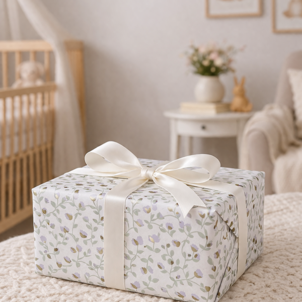 Ծաղկային պրինտով նվերային փաթեթավորման թուղթ