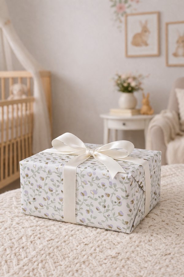 Ծաղկային պրինտով նվերային փաթեթավորման թուղթ