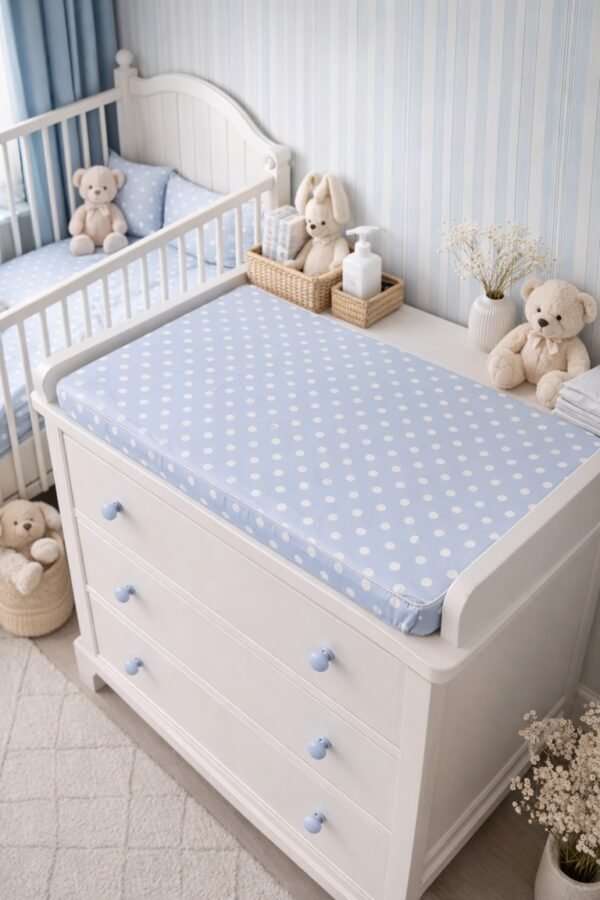 Բարուրափոխման ներքնակ Blue Peas