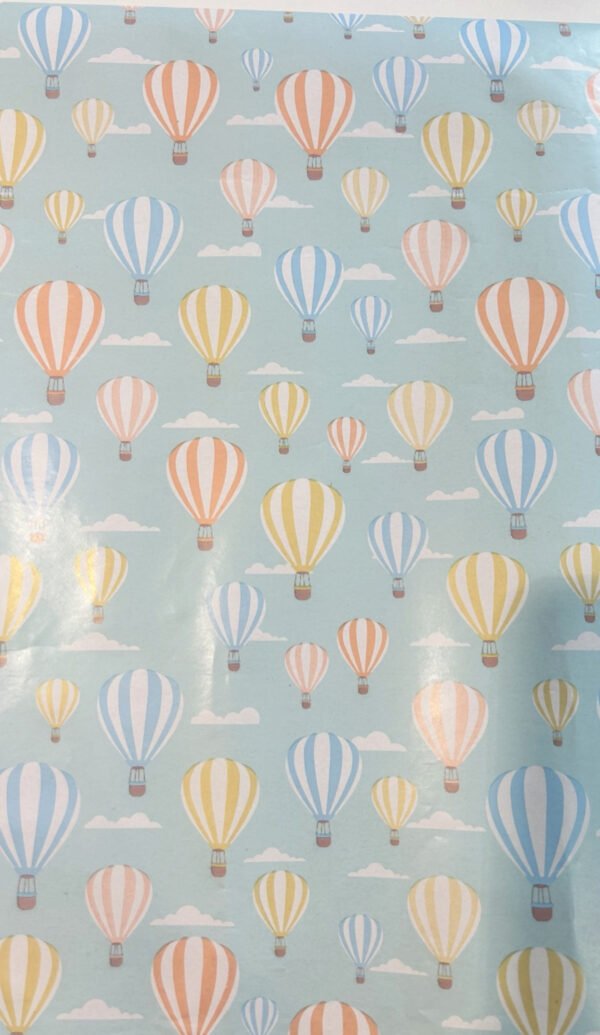 Օդապարիկների պրինտով փաթեթավորման թուղթ