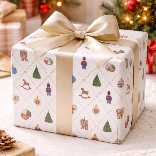 Ամանորյա պրինտով փաթեթավորման թուղթ