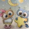 Teeny Weeny մանկական անկողնային հավաքածու Owls (3 pc)