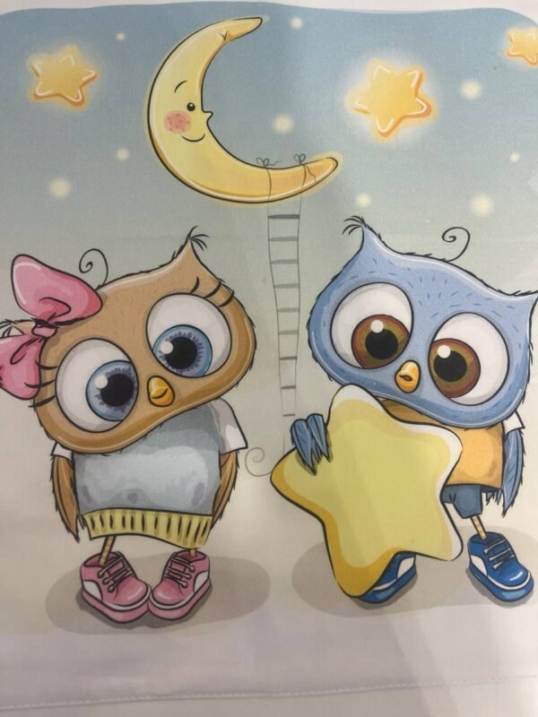 Teeny Weeny մանկական անկողնային հավաքածու Owls (3 pc)